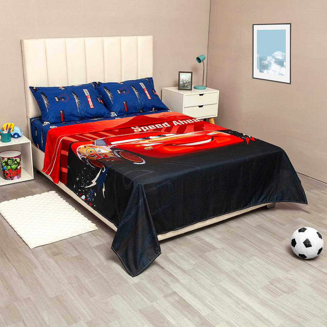 JUEGO DE SABANA NIÑO- DISNEY - CARS